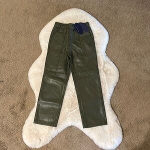 Girls Leather Pants